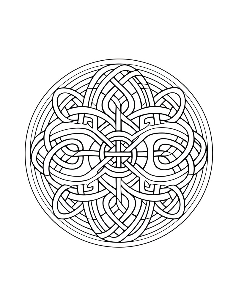 Celtic Mandalas: 50 Pages - Etsy