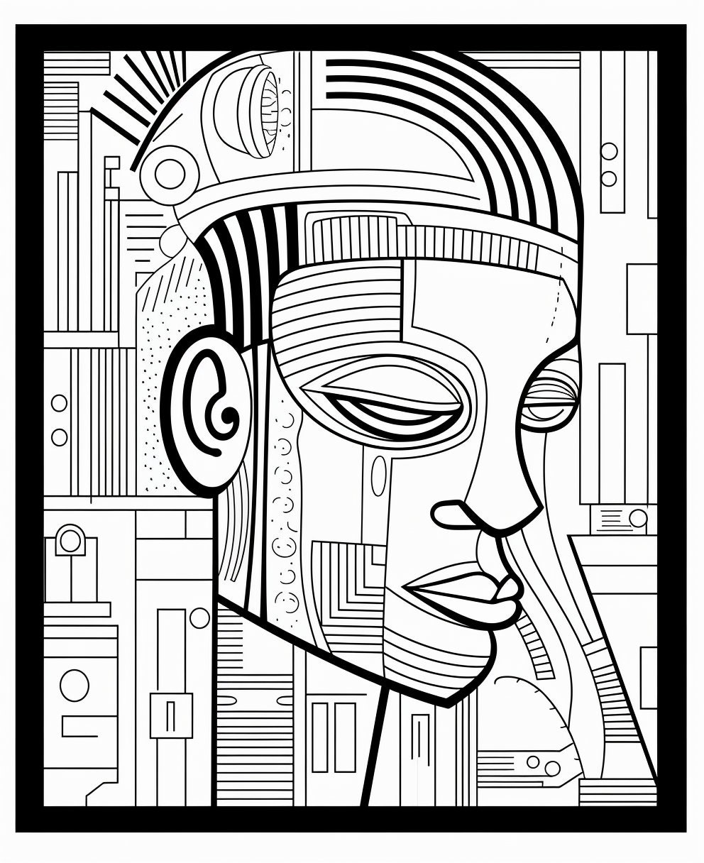 Celebrate Africa: African Art Coloring Book 35 Pages - Etsy