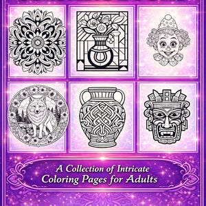 Pacchetto di libri da colorare: 30 libri - 1.500 pagine (include mandala, teschi e scarabocchi)