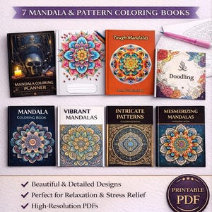 Pacchetto di libri da colorare Mandala Doodle