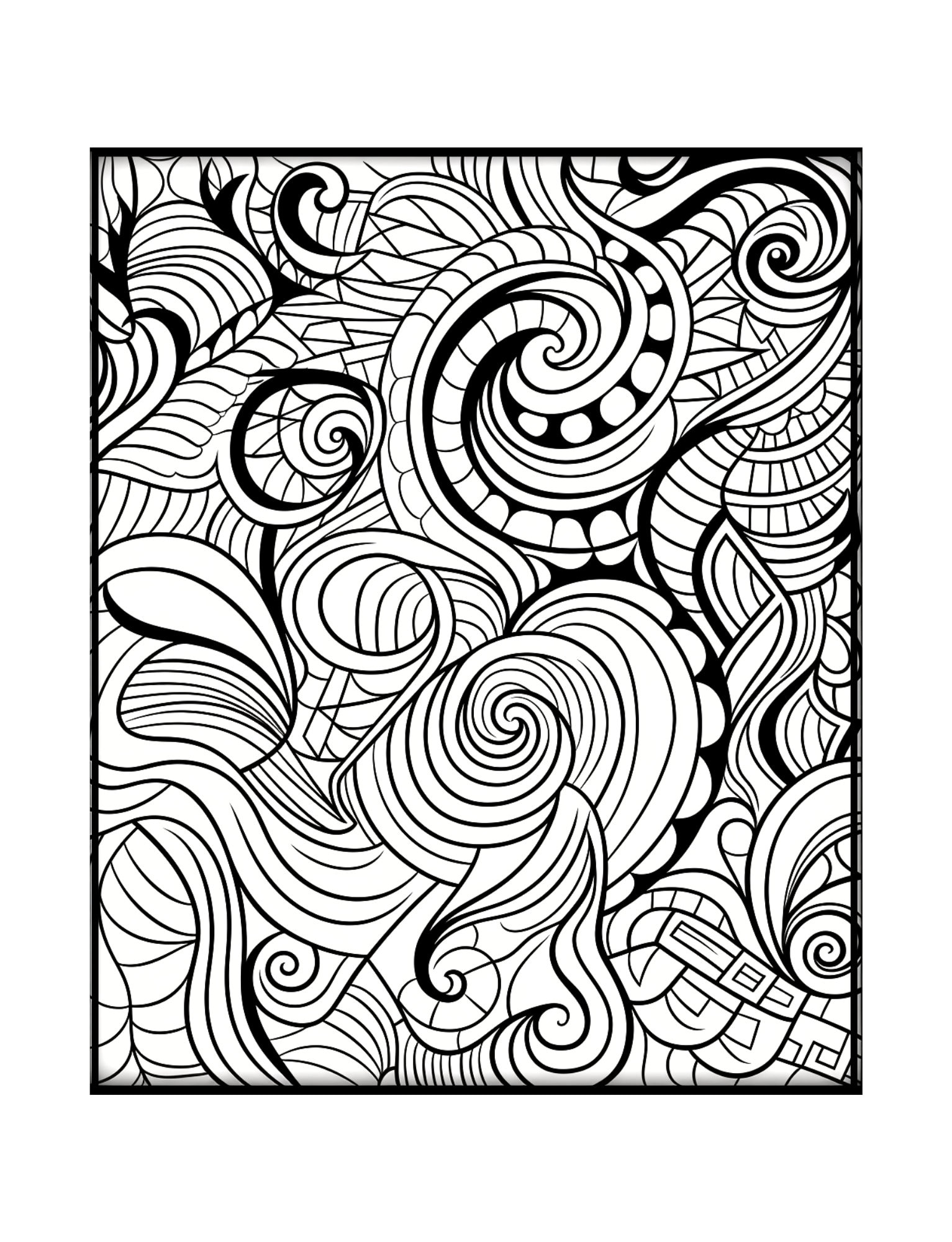 Mega Zen Doodle Coloring Book200 Pages - Etsy