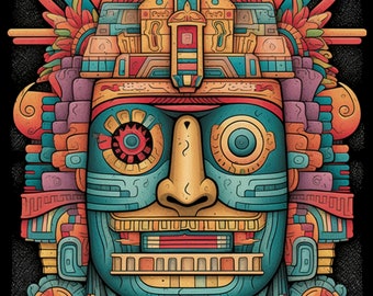 Aztec coloring book 2