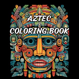 Aztec coloring book 1