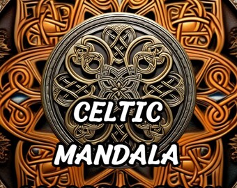 Easy Celtic Mandalas: 50 pages