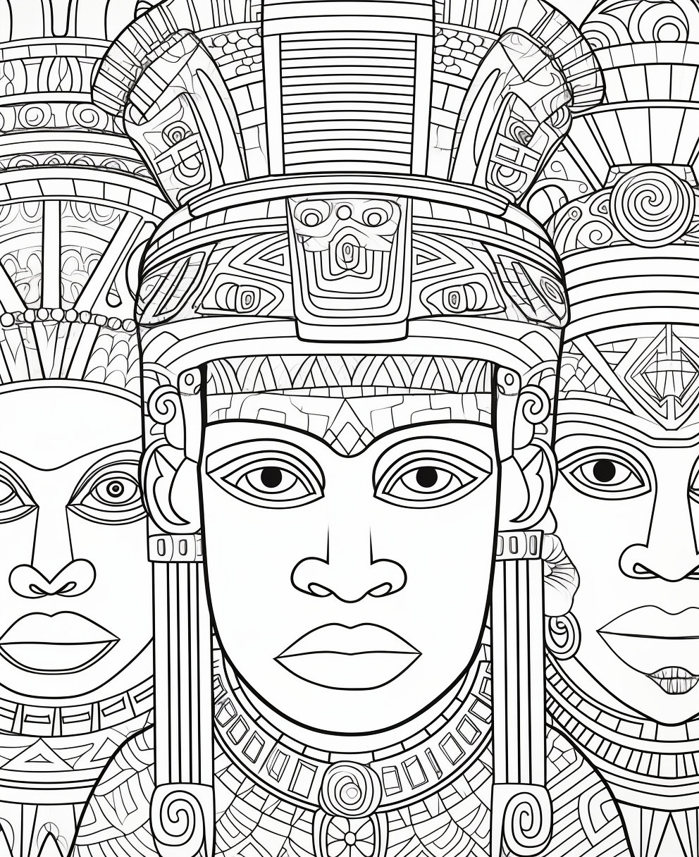 Cultural Canvas: African Art Coloring Book (50pages) - Etsy