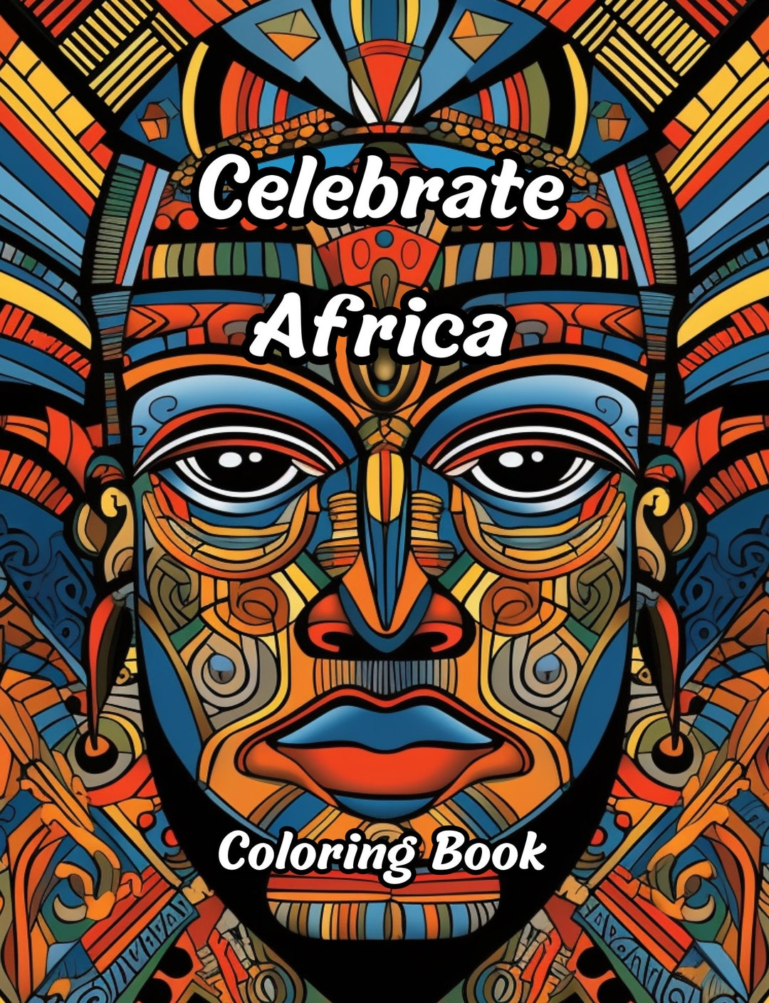 Celebrate Africa: African Art Coloring Book | 35 Pages - Etsy