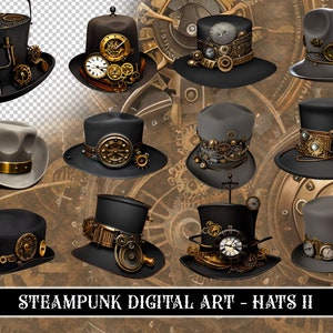 Imágenes Prediseñadas De Sombreros Steampunk: Imágenes Prediseñadas Únicas Y De Alta Calidad
