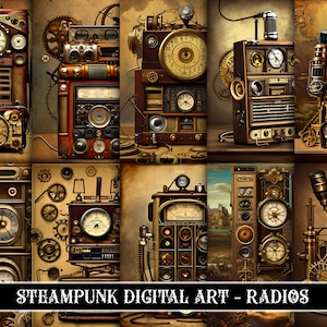 Imágenes Prediseñadas De Radio Steampunk - Imágenes PNG únicas y de alta calidad