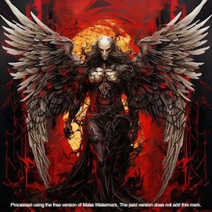 Lucifer fantasy angel digital file