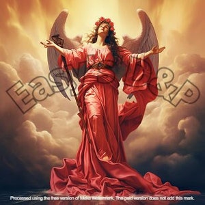 Woman Angel Lucifer Devil Love Digital file