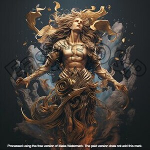 Angel Lucifer Gold God Universe Digital file