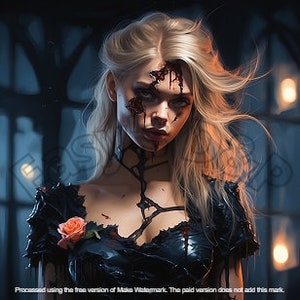 Woman - Digital image - Love - Beauty - Ugliness - Hate - Lack - Life - Love - Image