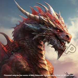 Dragon - Fichier numérique - image numérique - dragon - Dragon volant - Image