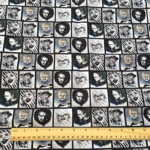 Horror Fabric Halloween Fabric Polyester Cotton Fabric Cartoon Fabric Quilting Fabric By The Half Yard