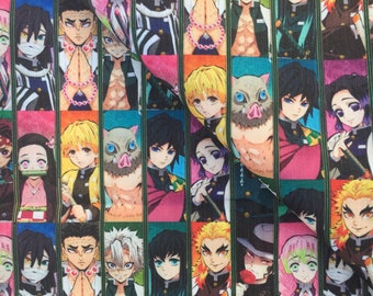 Tessuto anime giapponese, tessuto in poliestere e cotone, tessuto per cartoni animati, tessuto per trapuntatura a mezzo metro