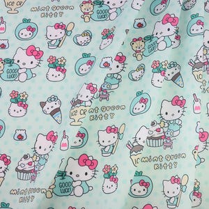 Hello Kitty Fabric Polyester Cotton Fabric Cartoon Fabric Quilting Fabric By The Half Yard