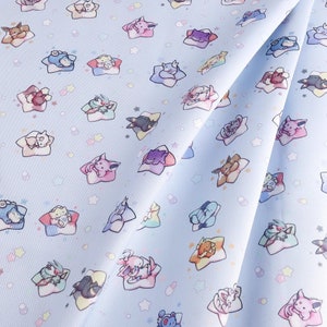 Pikachu Poket Monster Fabric Polyester Cotton Fabric Cartoon Fabric Quilting Fabric By The Half Yard
