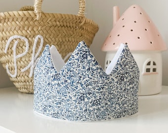 Liberty Kids Crown Personalised, Birthday Crown, Dress up, Keepsake Gift, Birthday present, Kids Room Decor, Baby Gift, Girl keepsake gift