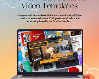 Plantillas de vídeo animadas para PowerPoint