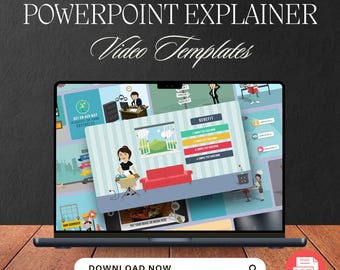 Plantillas de vídeo explicativo para PowerPoint