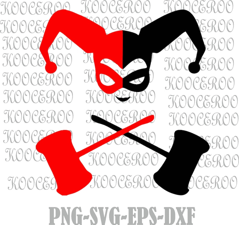 May include: Red silhouette of a Santa hat and an axe with the text "PNG-SVG-EPS-DXF" at the bottom.