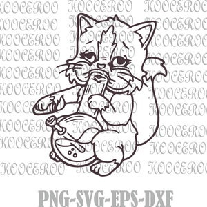 420 Cat Svg | 420 Svg | Cat Cannabis Svg | 420 Marijuana Svg | Marijuana Svg | Smoking Blunt Svg | Cutting File