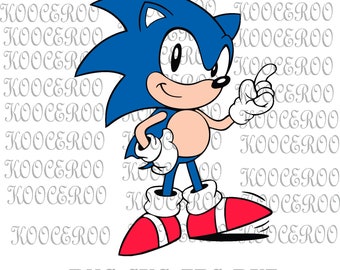Sonic the Hedgehog SVG, Sonic SVG, Layered Sonic SVG | bonus Sonic sVG