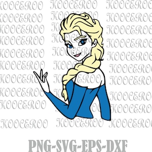 Elsa svg, Elsa Layered svg, Elsa Clipart, PNG, Frozen svg, Frozen Shirt svg, elsa vector, Cut File Cricut svg png
