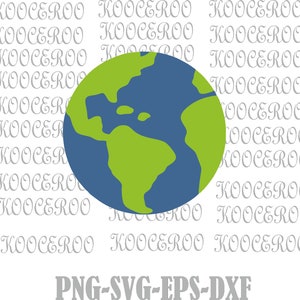 Aarde SVG, gelaagde aarde SVG, planeet SVG, Globe SVG, wereld SVG, cut-bestand voor Cricut, sublimatie bestanden