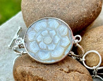 Collana stile vintage perle nere e bianche - Gioielli - Collane - d
