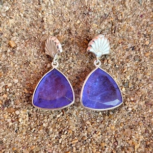 Exquisite Tanzanite Earrings, Gemstone Earrings, Blue Drop & Dangle Earrings, 925 Sterling Silver Jewelry, Engagement Gift, Earrings For Her