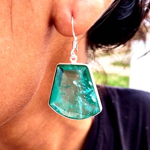 Paraiba Tourmaline Earring, Tourmaline Earring ,Women Earring, Handmade Earring, Gemstone Earring, Birthstone Earring, Gift For Her