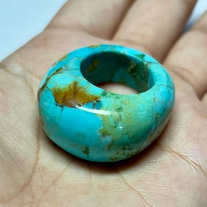 Natural Kingman Turquoise Ring, Handmade Gemstone Jewelry, Gemstone Ring, Bridal Ring, Birthstone Jewelry, Weeding Ring, Gift For Her