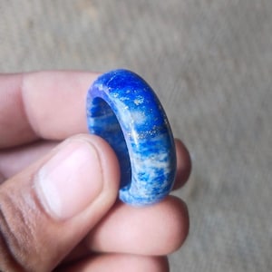 Lapis Lazuli Ring, Carved Lapis Ring, Gemstone Ring, Lapis Jewelry, Fashion Ring, Fathers Day Gift, Gift For Her, Natural Lapis Ring .