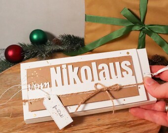 Personalized St. Nicholas gift, Christmas card, gift from St. Nicholas for your loved ones