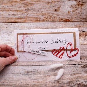 Karte zum Valentinstag, gemeinsame Zeit schenken