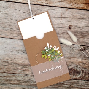 Einladungskarte, Einladungskarten Hochzeit, Einladung