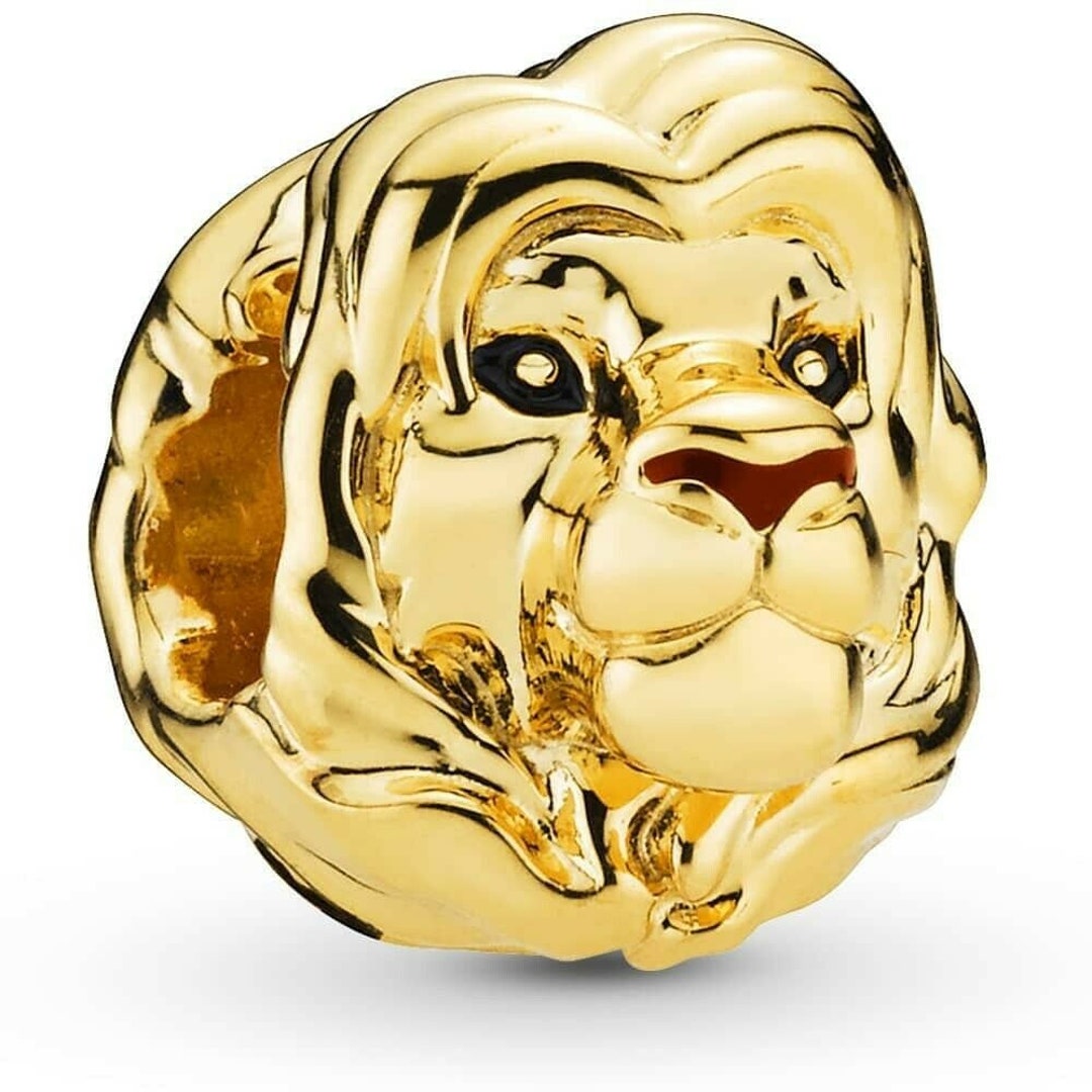 Pandora Gold Shine Lion King Simba Charm - Etsy