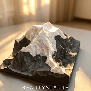 Snow Mountain Plaster Aroma Stone Mini Mountain Diffuser Sculpture Desktop Ornament Nordic Zen Home Decor Essential Oil Fragrance Gift