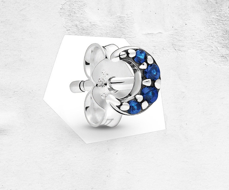 Pandora blue shop moon earrings