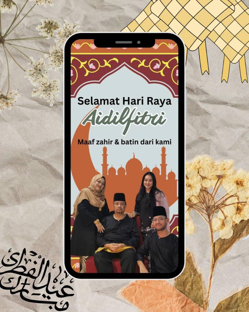 15 Editable Template Poster Raya Poster Raya Aidilfitri Digital File ...