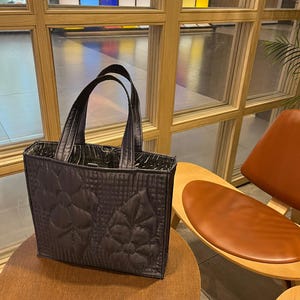 Gesteppte Handtasche, Handwerker gesteppte Handtasche, gesteppte Einkaufstasche, Handwerk Quilt Tasche, Vintage Quilt Einkaufstasche