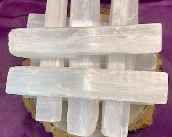 Crystals Selenite Wands 10cm Sticks- Wholesale