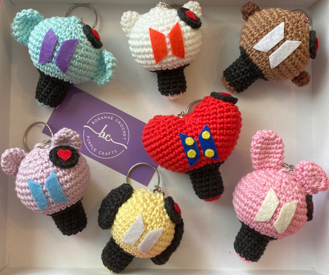 BT21 Shooky BTS Army Bomb Keychain Etsy