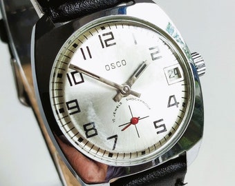 OSCO CLASSIC 1972 VINTAGE Reloj de pulsera para hombre/unisex - reacondicionado - cuerda manual