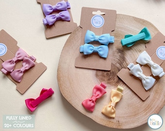 Lazos para bebés, Clips para el cabello para bebés, Clips completamente forrados, Clips para flecos para bebés, Primeros clips para el cabello, Clips para el cabello para niños pequeños, Clips para el cabello suaves, Arcos completamente forrados