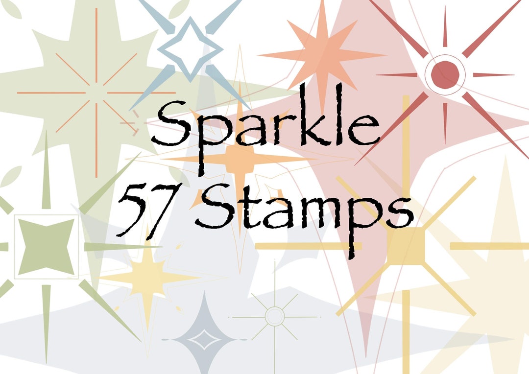 SPARKLE STAMPS PROCREATE Digital Brushes - Etsy