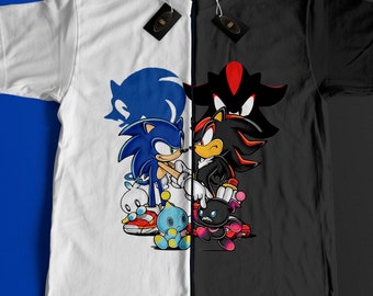 Epic Sonic Vs. Shadow Showdown T-shirt - Speedster Rivalry Tee - Etsy