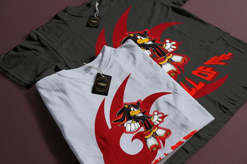 Shadow the hedgehog i am all of me t shirt etsy