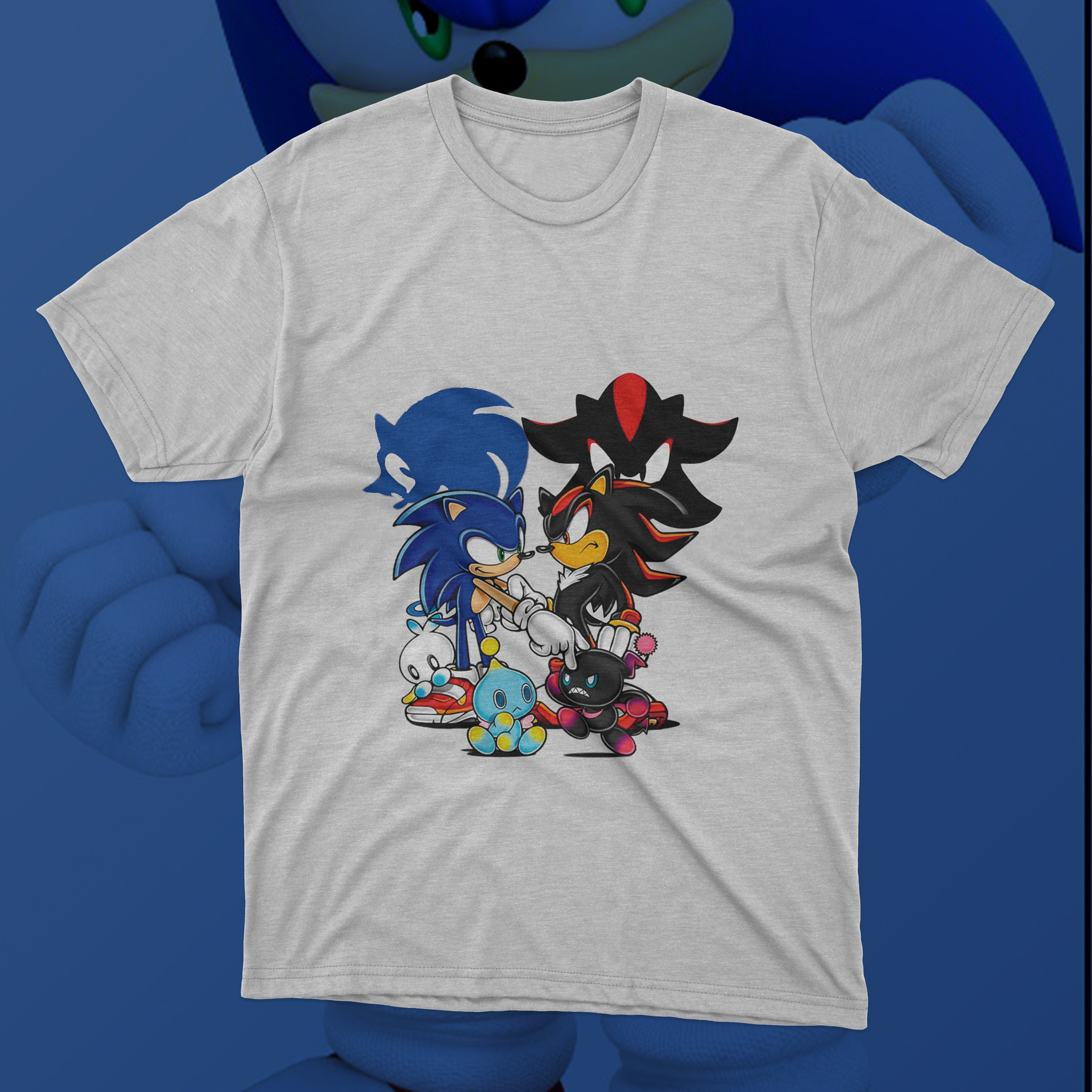 Epic Sonic Vs. Shadow Showdown T-shirt - Speedster Rivalry Tee - Etsy